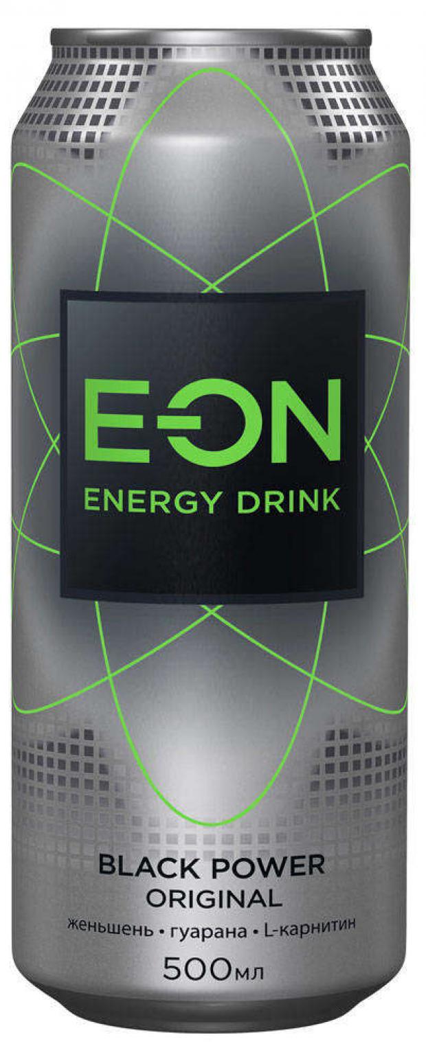 Напиток энергетический E-ON black power 500 мл 50₽