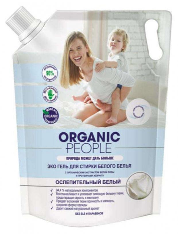 

Гель для стирки Organic People ЭКО для белого белья, 2 л