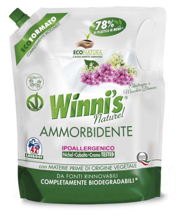 

Кондиционер для белья Winni's Цветы гелиотропа и белого мускуса, 1,4 л