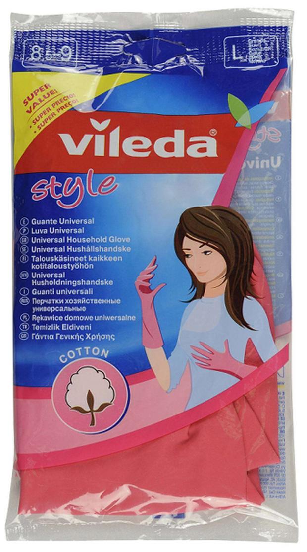 

Перчатки латексные Vileda Style размер L