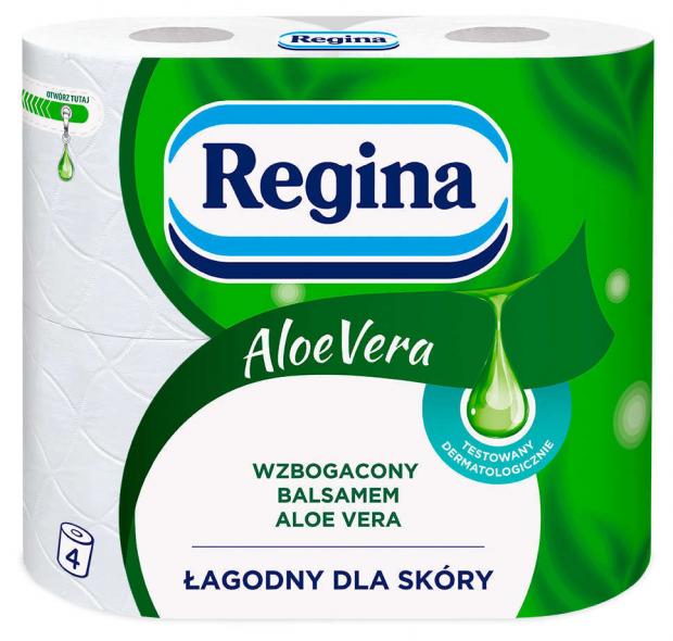 

Туалетная бумага Regina Алое Вера 3 слоя, 4 рулона