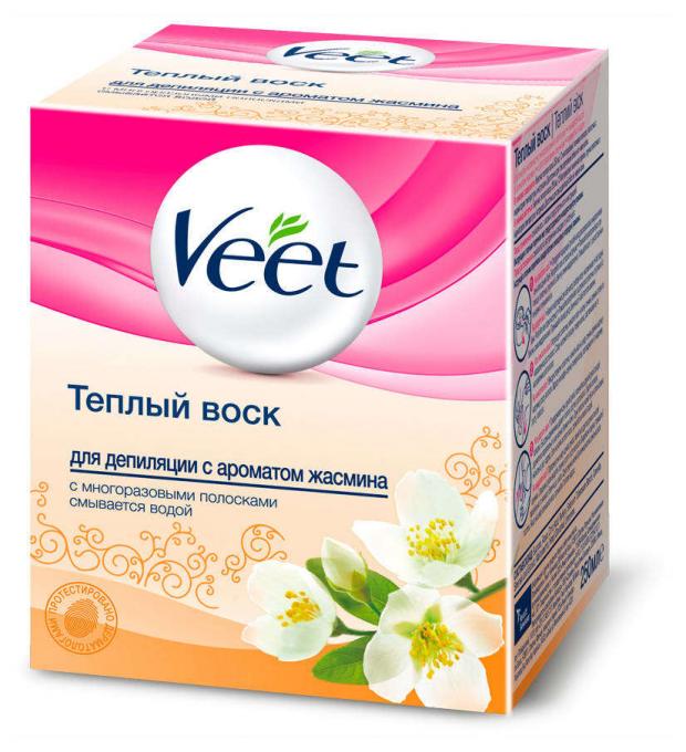

Воск для депиляции теплый Veet Жасмин, 250 мл