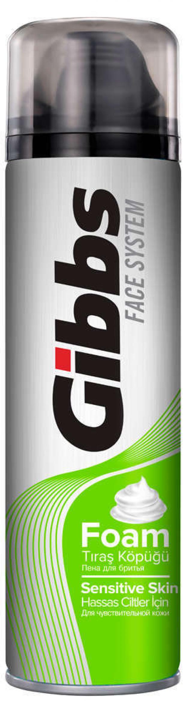 Пена для бритья Gibbs Sensitive для чувствительной кожи 200 мл 95₽