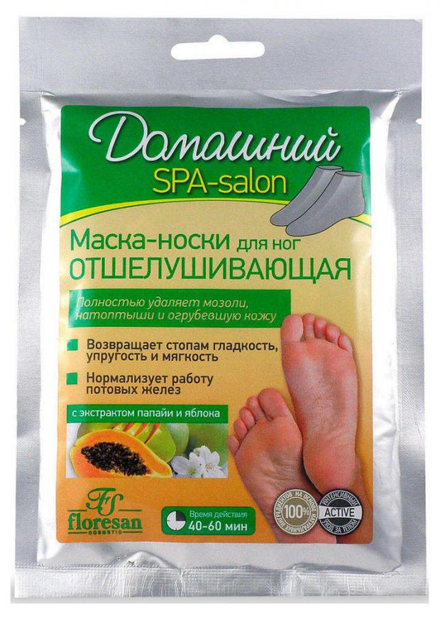

Маска-носки для ног Floresan Отшелушивающая, 70 г