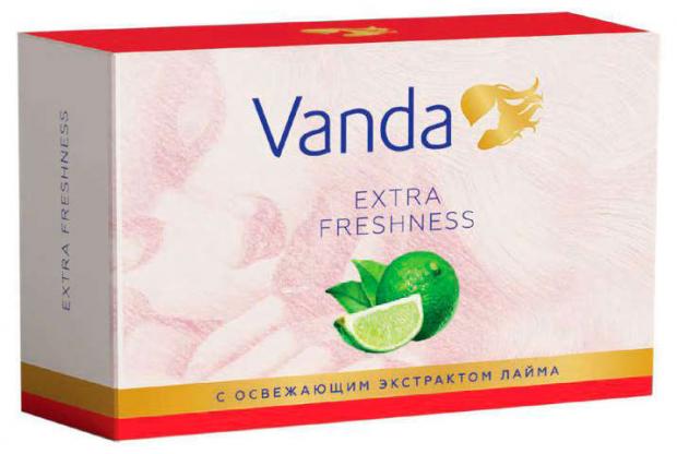 

Мыло туалетное Vanda Extra freshness с экстрактом лайма, 85 г