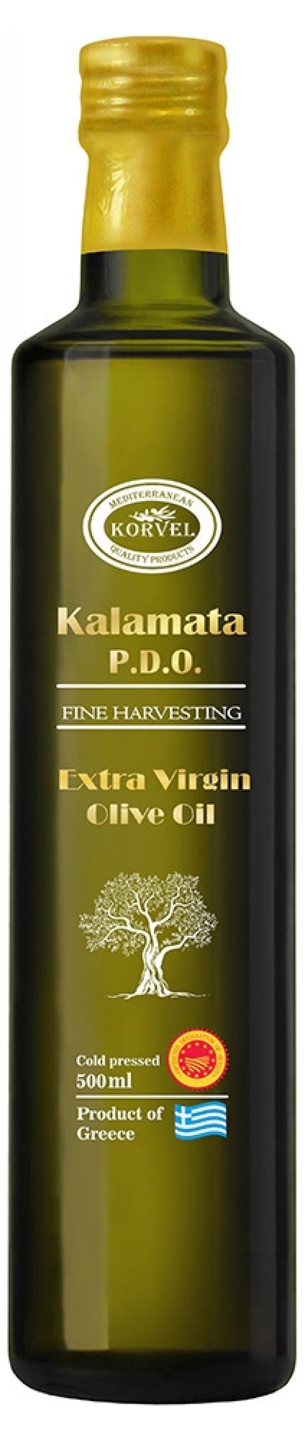 

Масло оливковое Korvel P.D.O. Kalamata нерафинированное, 500 мл