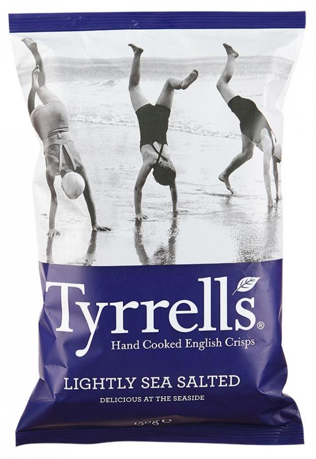 

Чипсы картофельные Tyrrells слабосолёные с морской солью, 150 г