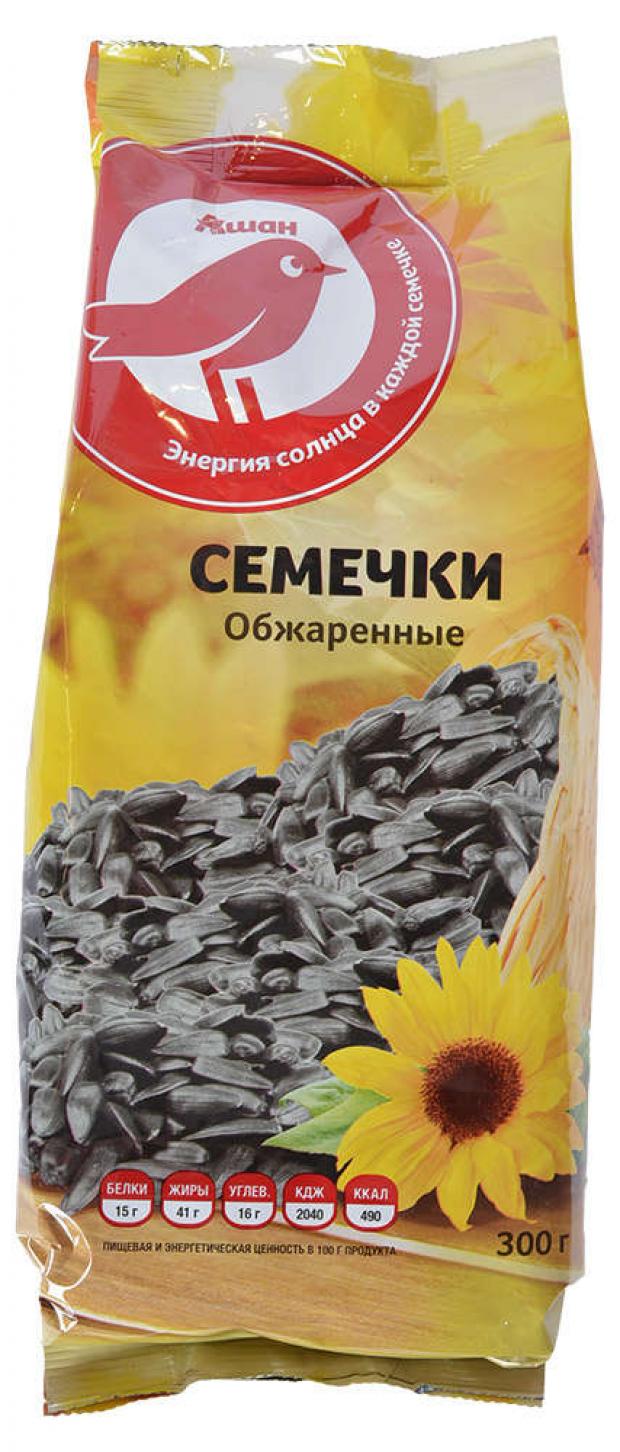 

Семечки подсолнечные АШАН жареные, 300 г