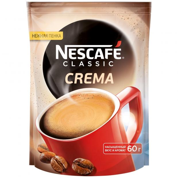 

Кофе растворимый Nescafe Classic Crema, 60 г