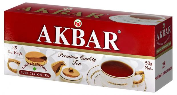 Чай черный AKBAR цейлонский мелкий листовой 50 г 70₽