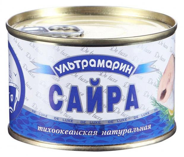 

Сайра «Ультрамарин» натуральная, 240 г