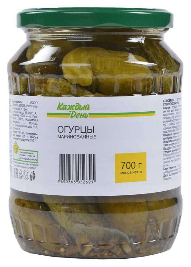 

Огурцы «Каждый День» маринованные, 700 г