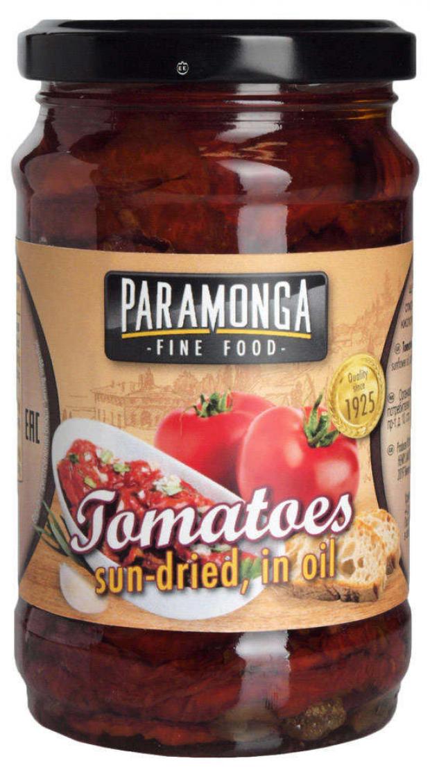 

Томаты Paramonga вяленые в подсолнечном масле, 295 г