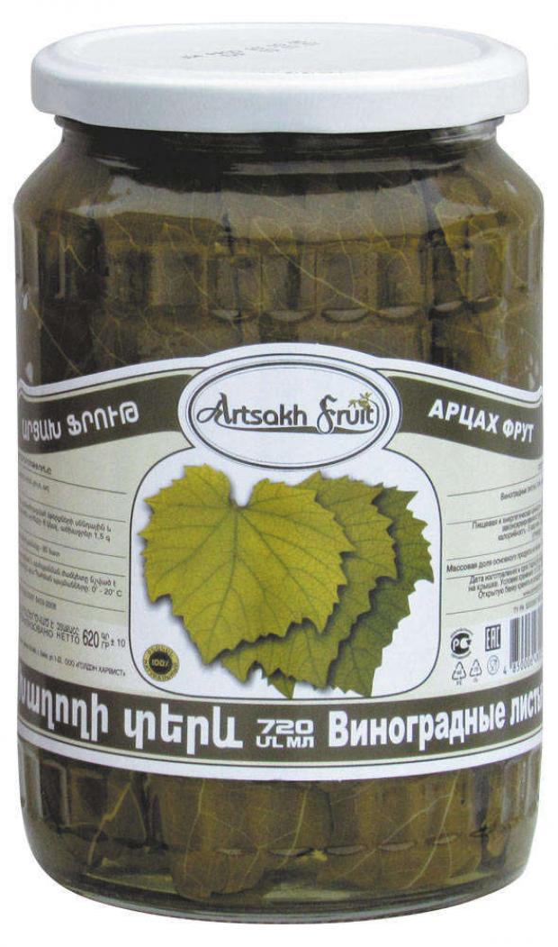 

Виноградные листья Artsokh Fruit, 720 г