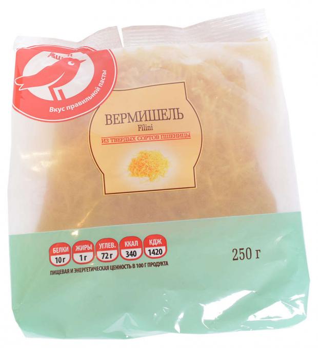 

Макаронные изделия АШАН Вермишель, 250 г