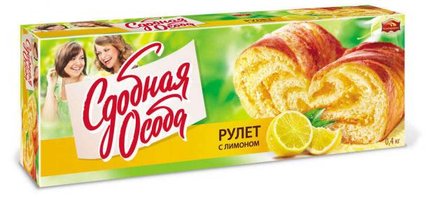 Рулет «Сдобная Особа» с лимонной начинкой, 400 г