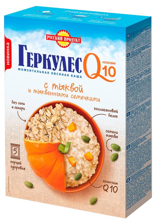 Каша овсяная «Русский Продукт» Геркулес Q10 с тыквой и тыквенными семечками, 250 г