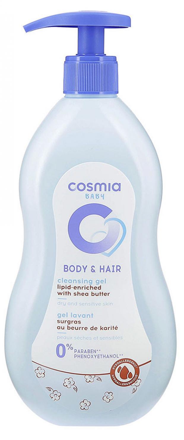 

Гель для купания Cosmia Baby Body&Hair для детей с маслом ши, 750 мл