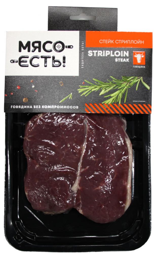 

Стейк Стриплойн говяжий «Мясо Есть!» без кости, 400 г
