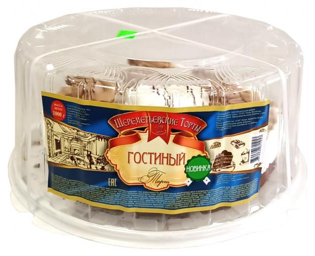 

Торт бисквитный «Шереметьевские торты» Гостиный, 1 кг