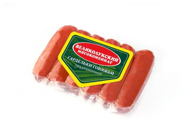 

Сардельки говяжьи «Великолукский мясокомбинат» традиционные, 600 г