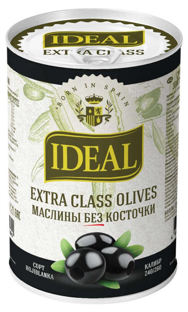 

Маслины IDEAL чёрные без косточек, 300 г