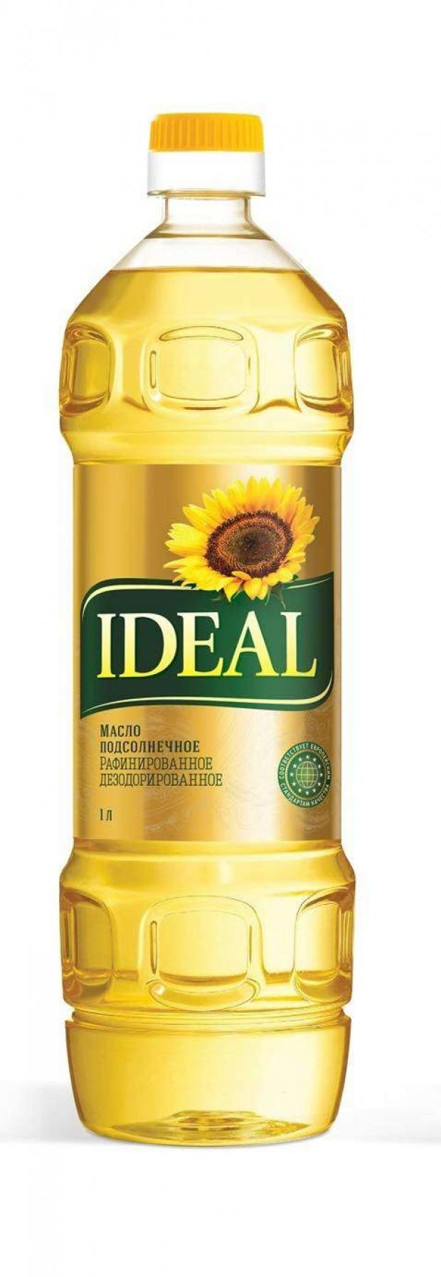 

Масло подсолнечное IDEAL рафинированное, 1 л