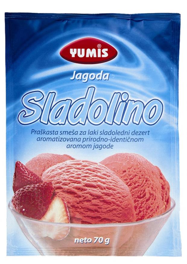 

Смесь для приготовления Yumis клубничное мороженое, 70 г