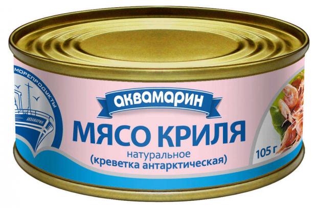 

Мясо криля «Аквамарин» натуральное, 105 г