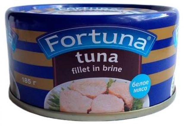 

Филе тунца Fortuna в собственном соку, 185 г