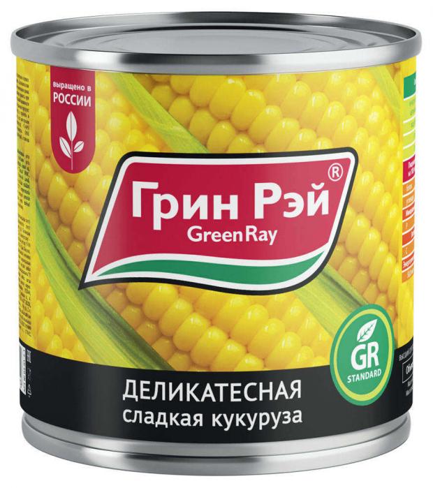 

Кукуруза Green Ray сладкая, 340 г