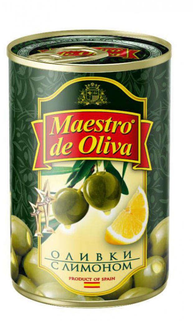 

Оливки зеленые Maestro de Oliva с лимоном, 300 г
