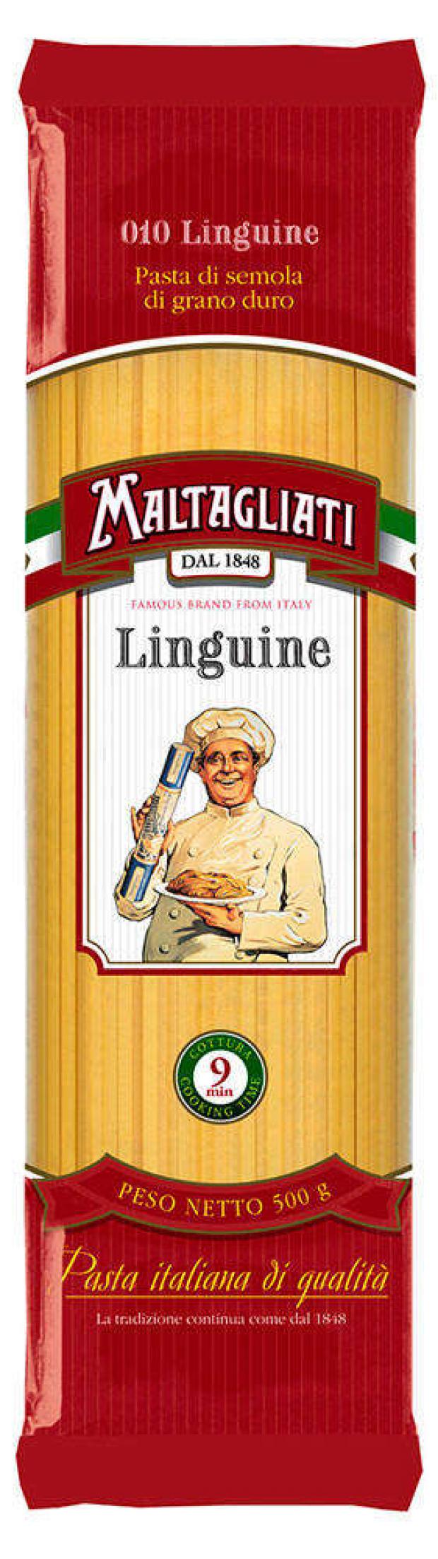 Лапша Maltagliati №10 Linguine длинная, 500 г макаронные изделия maltagliati 96 pipe rigate рожок крупный 500 г