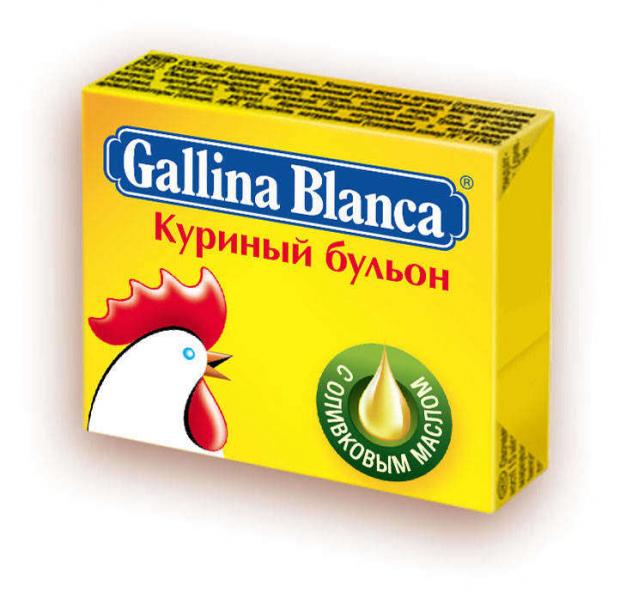 

Бульон куриный Gallina Blanca с йодированной солью, 10 г
