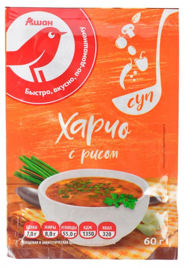 

Суп Auchan Красная Птица харчо с рисом, 60 г