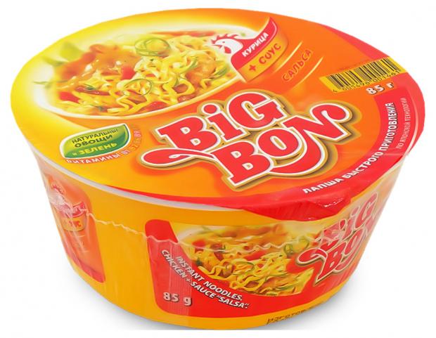 

Лапша BIGBON курица с соусом Сальса, 90 г