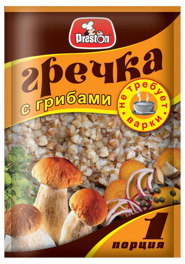 

Каша гречневая Preston с грибами, 40 г