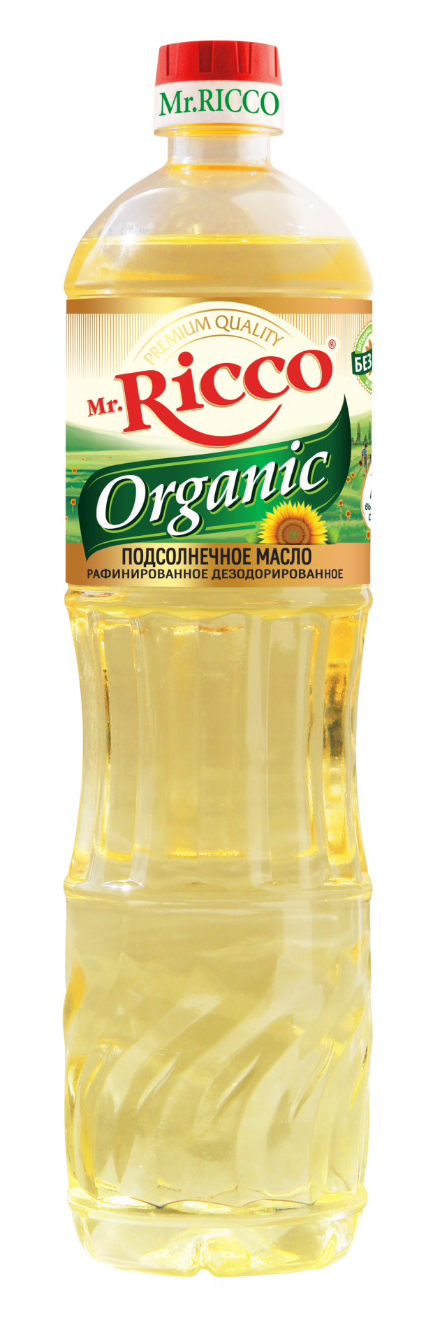 

Масло подсолнечное Mr.Ricco рафинированное дезодорированное, 1 л