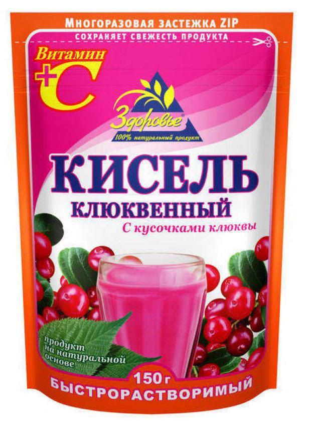 Кисель Здоровье клюквенный 150 г 109₽