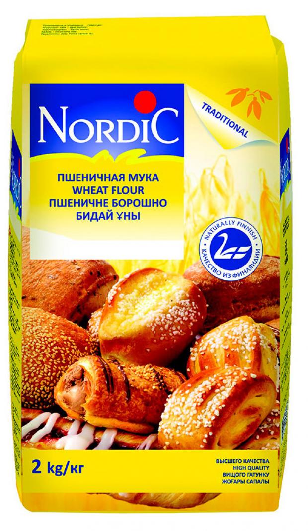 Мука пшеничная Nordic высший сорт, 2 кг