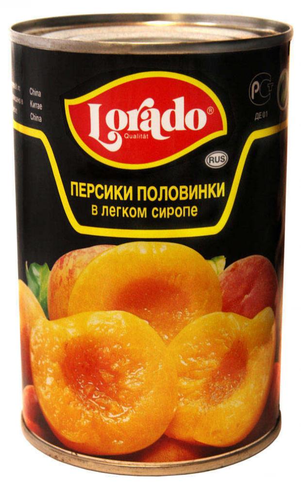 

Персики Lorado половинки в легком сиропе, 425 мл