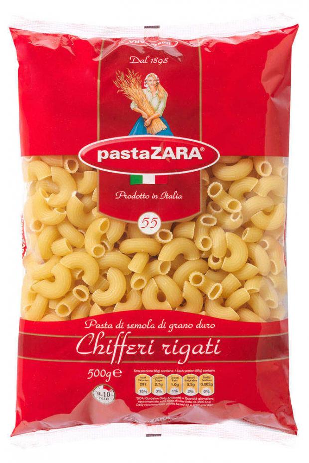 

Макароны Pasta Zara №55 Chifferi Rigati рожок рифленый, 500 г