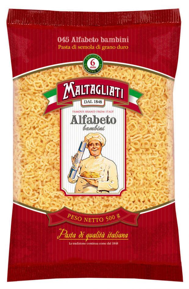 

Макароны Maltagliati Alfabeto №45, 500 г
