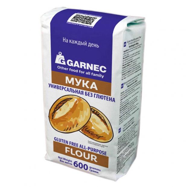Мука универсальная Garnec без глютена 600 г 147₽