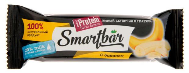 Батончик Smartbar в глазури банан 40 г 46₽