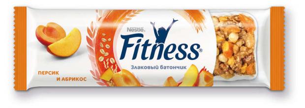 

Батончик злаковый Fitness персик и абрикос, 23 г