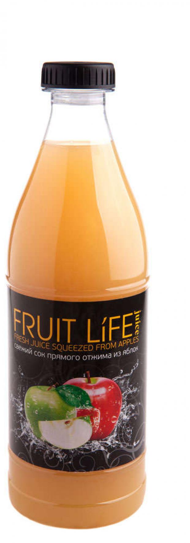 

Сок яблочный Fruit Life juice прямого отжима, 900 мл
