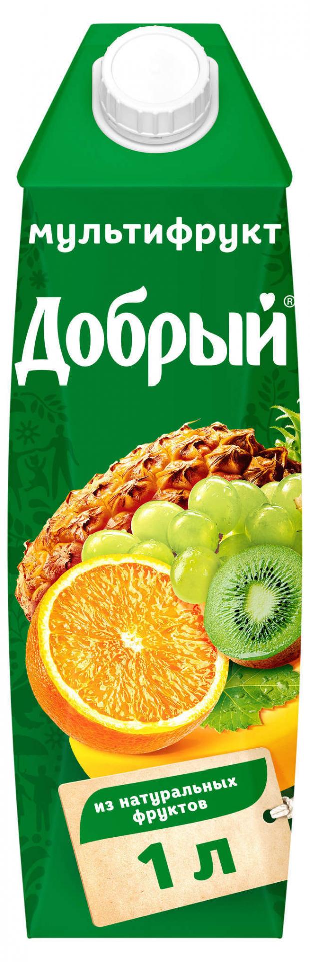 Нектар мультифруктовый Добрый 1 л 65₽