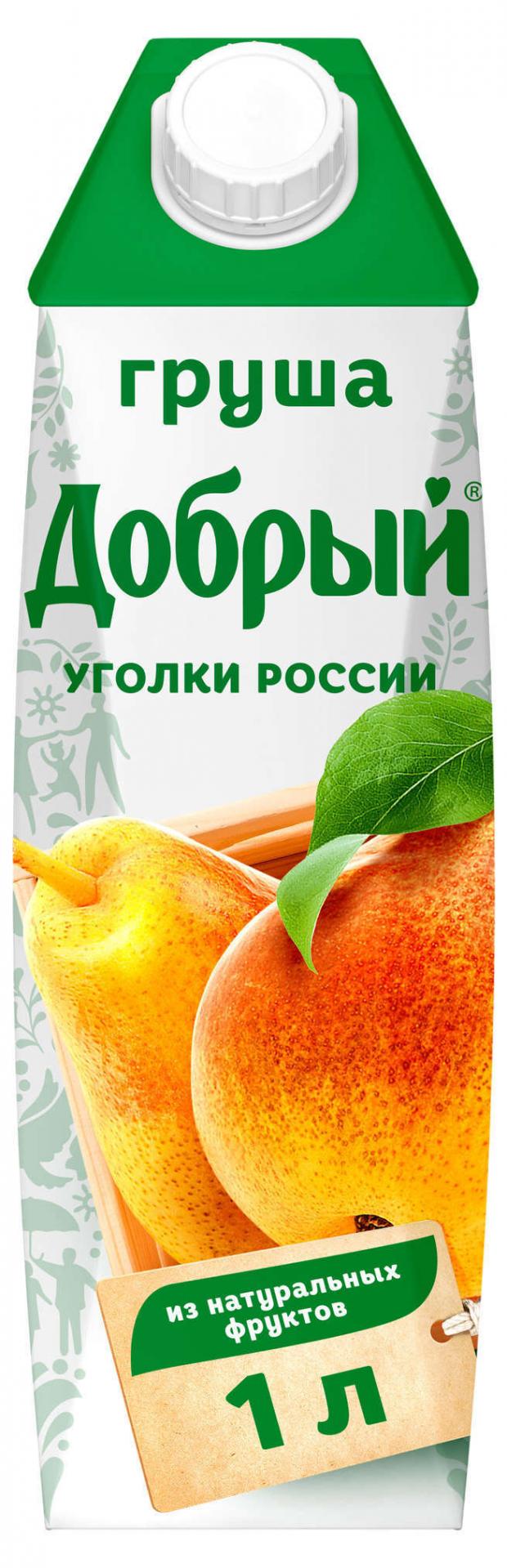Нектар грушевый Добрый Уголки России 1 л 75₽