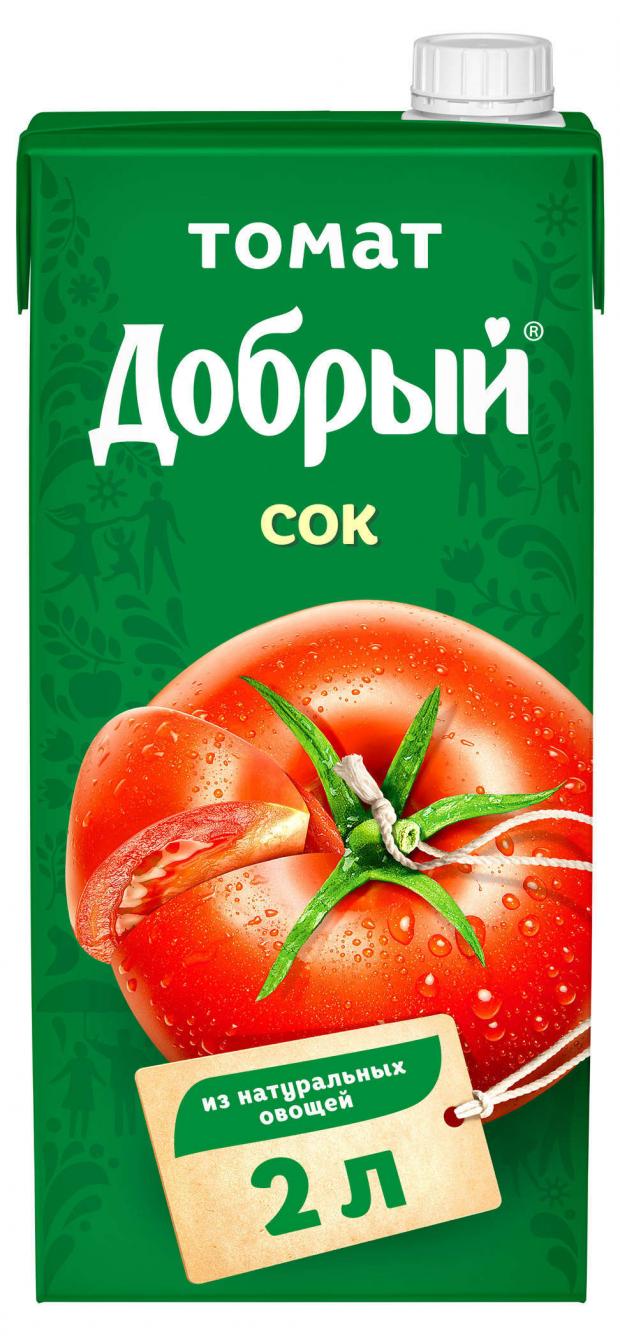 Сок томатный Добрый с сахаром и солью 2 л 157₽